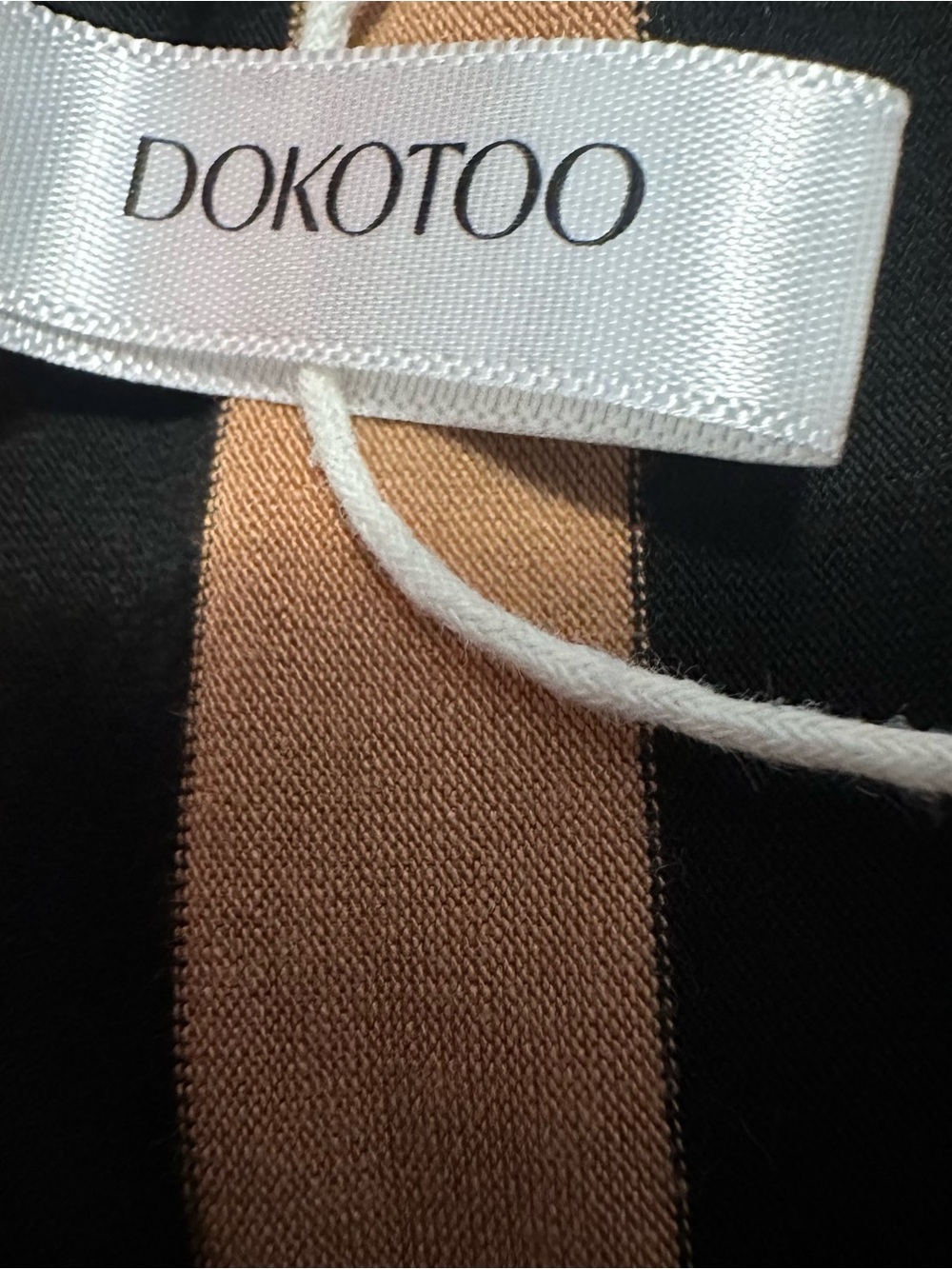 DOKOTOO Striped Oversized Top | Size M | Casual Chic - Picture 5 of 7